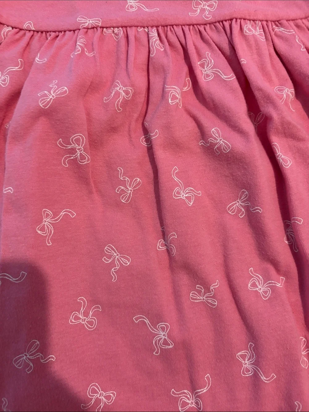 Garanimals Girls' Pink & tan Unicorn and Bow Long-Sleeve Dreses